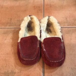 Ugg Suede and Wool Slippers Size 10
